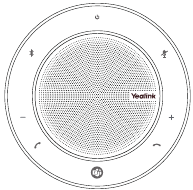 Indicadores LED do Yealink CP900