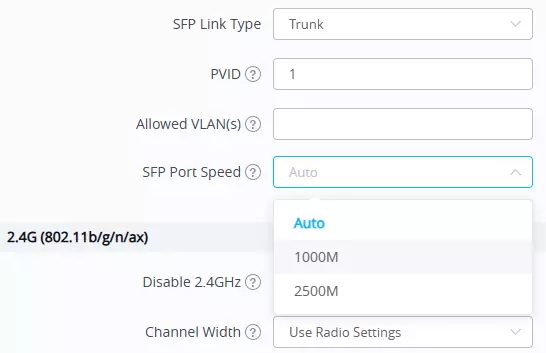 Página de Configuração de Access Point (exemplo de layout)