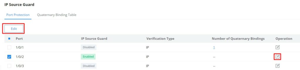 IP Source Guard