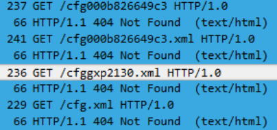 Fluxo de download de arquivos de configuração para provisionamento