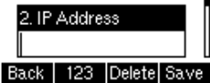 Configuração de IP estático na interface do telefone P10W