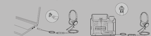 Diagrama de conexão do headset UH36