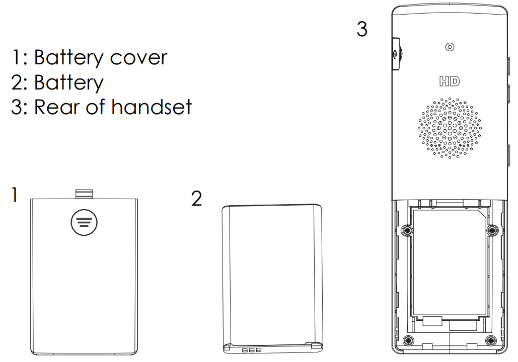 Instruções de montagem e instalação da bateria no WP810