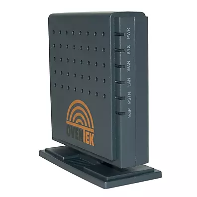 Adaptador VoIP ATA Overtek OT-ATA200SP+ – 1 FXS + 1 PSTN Lifeline com Roteador SIP/IAX2