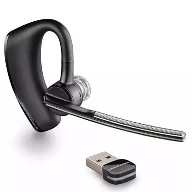 Headset Plantronics Voyager Legend UC B235 com Adaptador Bluetooth USB de Alta Fidelidade