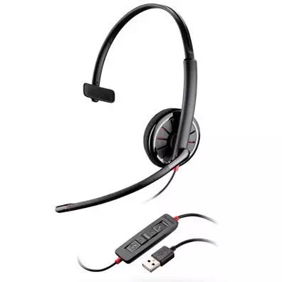 Headset Plantronics Blackwire C310 USB Mono com Microfone Cancelamento de Ruído
