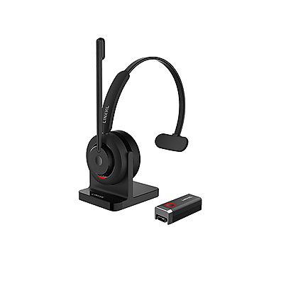 Foto 1 do produto Headset Sem Fio Fanvil DH301D Dual Mode DECT e Bluetooth com Cancelamento de Ruído AI