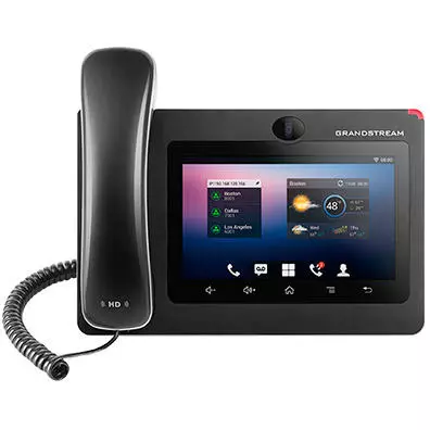 Videofone IP Grandstream GXV3275 Android com 6 Linhas SIP, Tela Touch 7" e WiFi