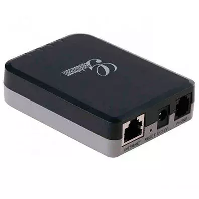 Adaptador ATA Grandstream HT701 – 1 Porta FXS, 1 Conta SIP, VoIP com Fax T.38
