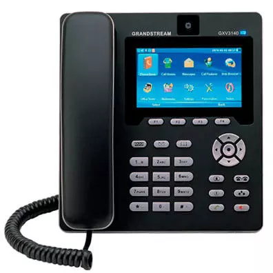 Telefone IP Grandstream GXV3140 com Vídeo, 3 Contas SIP e LCD Colorido 4.3"