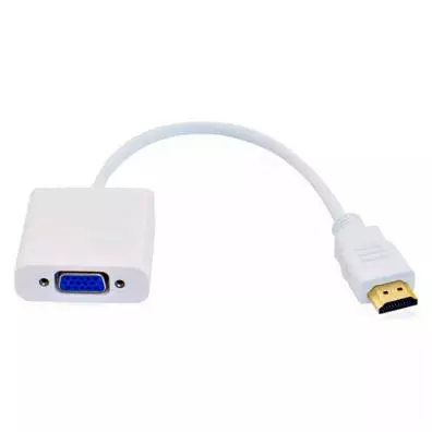 Adaptador HDMI para VGA Multilaser com Áudio P2 Full HD