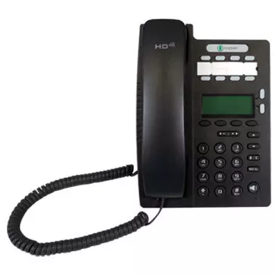 Telefone IP Khomp IPS108 - 2 Linhas SIP, PoE, Viva-voz e Voz HD