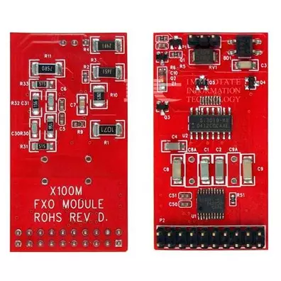Módulo FXO X100M Para PABX Asterisk (similar Digium)