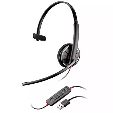 Headset Plantronics Blackwire C310-M USB Mono com Microfone de Cancelamento de Ruído