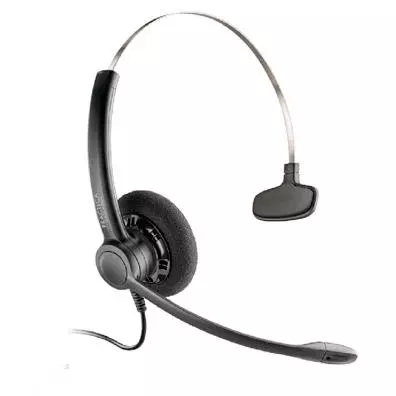Headset Plantronics Practica SP11 Monoauricular com Microfone Cancelamento de Ruído