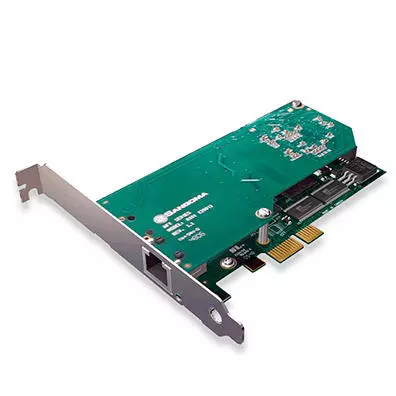 Placa E1 Sangoma A101E PCI Express 1 Porta 30 Canais