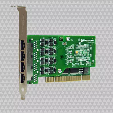 Placa Sangoma A104 4 Portas E1/T1/J1 - 120 Canais de Voz