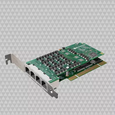 Placa Sangoma A108 — 8 Portas E1/T1/J1 PCI com Cancelamento de Eco