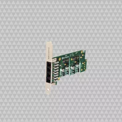 Placa Analógica Sangoma A20002D — 4 Portas FXO com Cancelamento de Eco G.168 e Interface PCI/PCIe