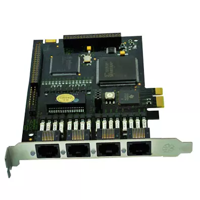 Placa TE420P 4 Portas E1 PCIe 120 Canais Asterisk (similar Digium)