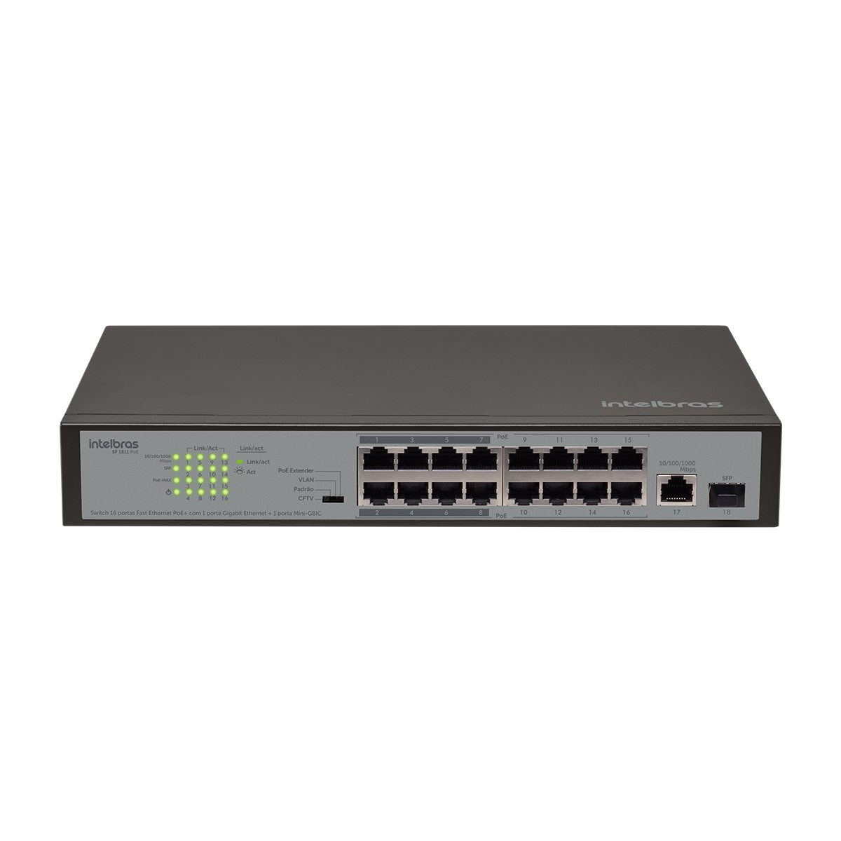 Switch-Intelbras-SF1811-16p-PoE