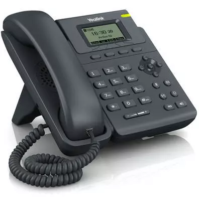 Telefone IP Yealink T19P E2 - 1 Conta SIP, PoE, Display 132x64 e Codec Opus