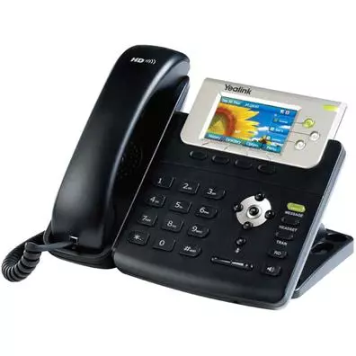 Telefone IP Yealink SIP-T32G Gigabit com 3 Linhas SIP, PoE e Áudio HD