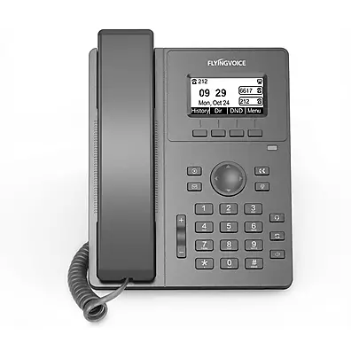 Telefone IP Flyingvoice P10P com 2 Contas SIP, PoE e Áudio HD