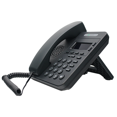 Telefone IP Khomp K1 PN - 2 Linhas SIP, PoE 802.3af, Áudio HD, Display 128x64, Codec Opus