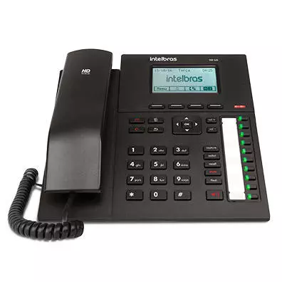 Telefone IP Intelbras TIP 425 com 4 Contas SIP, PoE e Áudio HD
