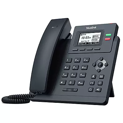 Telefone IP Yealink T31G Gigabit 2 Contas SIP PoE Áudio HD