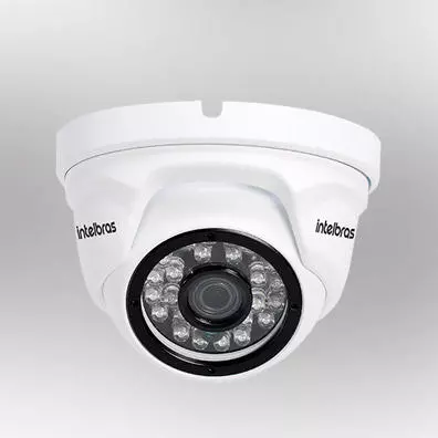 Câmera IP Intelbras VIP 1120 D G2 1MP HD 720p Dome 2.8mm IR 20m IP66 H.264 ONVIF