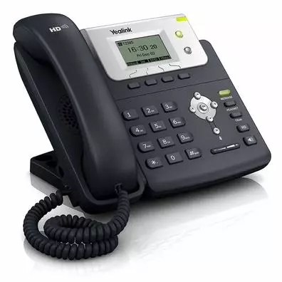 Telefone IP Yealink T21P E2 — 2 Linhas SIP, PoE 802.3af e Display HD com Backlight