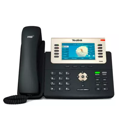 Telefone IP Yealink SIP-T29G Gigabit com Tela Colorida 4.3" e 16 Contas SIP