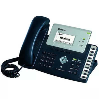 Telefone IP Yealink SIP-T26P 3 Contas SIP, 10 Teclas Programáveis, PoE e Áudio HD