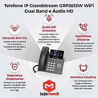 Foto 5 do produto Telefone IP Grandstream GRP2612W WiFi Dual Band 2 Linhas