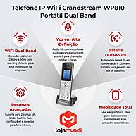 Foto 5 do produto Telefone IP WiFi Grandstream WP810 Portátil Dual Band
