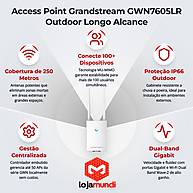 Foto 4 do produto Access Point Grandstream GWN7605LR Outdoor Long Range Dual Band