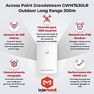 Foto 5 do produto Access Point Grandstream GWN7630LR Outdoor Long Range 300m
