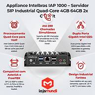 Foto 3 do produto Appliance Intelbras IAP 1000 Processador Intel Celeron J3455 Quad-Core 4GB RAM 64GB 2x Gigabit