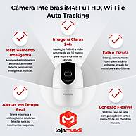 Foto 2 do produto Câmera Wi-Fi Full HD Intelbras iM4 Visão Noturna Auto Tracking