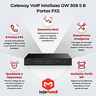 Foto 3 do produto Gateway VoIP Intelbras GW 308 S 8 Portas FXS