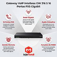Foto 3 do produto Gateway VoIP Intelbras GW 316 S 16 Portas FXS Gigabit