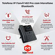 Foto 2 do produto Telefone IP Fanvil V62 Pro 12 Linhas PoE Gigabit Bluetooth
