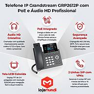 Foto 4 do produto Telefone IP Grandstream GRP2612P 2 Linhas SIP PoE Áudio HD