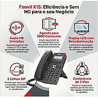 Foto 4 do produto Telefone IP Fanvil X1S 2 Linhas SIP Display Iluminado