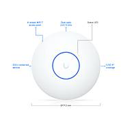 Foto 1 do produto Access Point Ubiquiti UniFi U7 Lite Wi-Fi 7 Dual-Band 2.5GbE